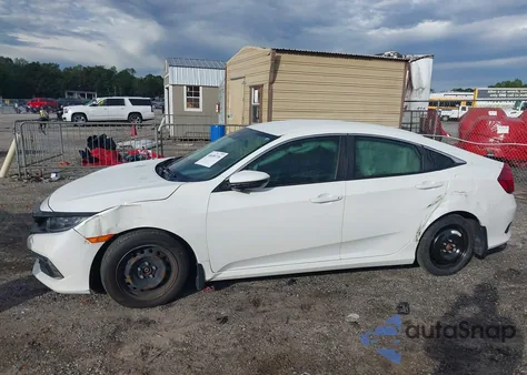 2020 Honda Civic Lx из США, поврежденный, VIN 2HGFC2F62LH505337